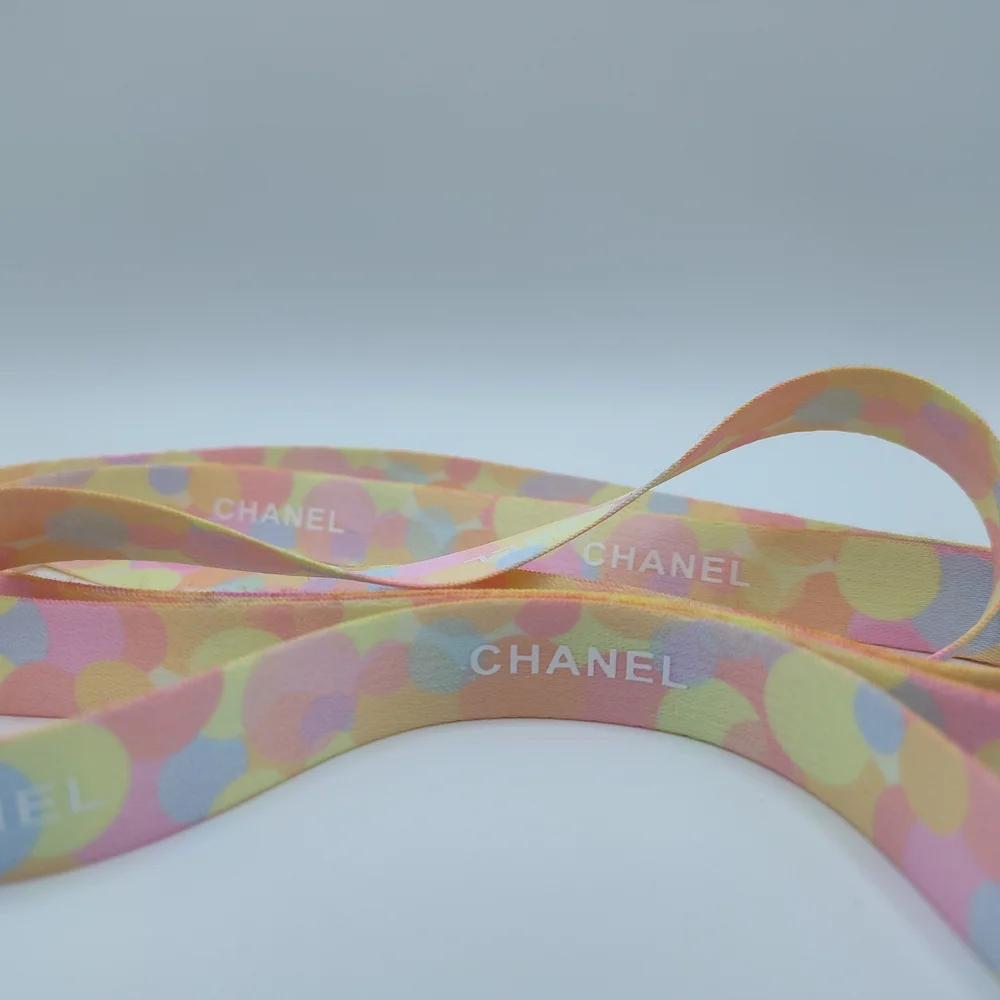 CHANEL Pastel Bubble Ribbon 2 Yards | Rare GWP Gift Wrap Packaging - Picture 2 of 4